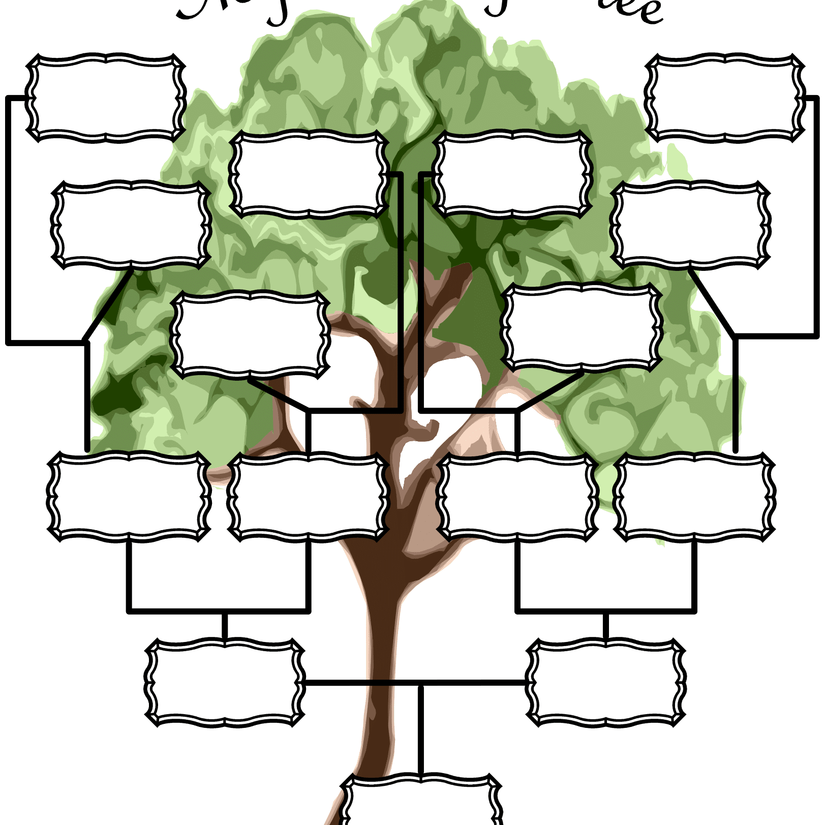 Free Printable Family Tree Chart | ellipsis