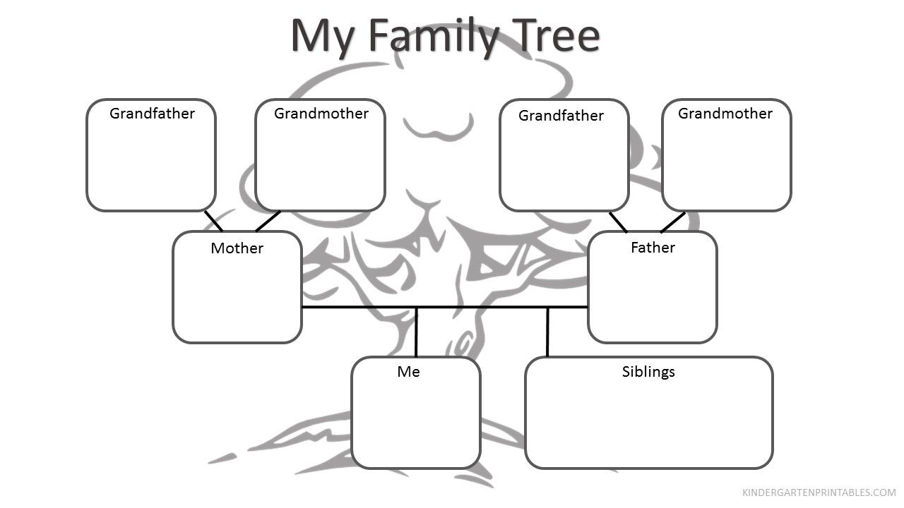 Free printable Family Tree Worksheet Free Family Tree Worksheet 