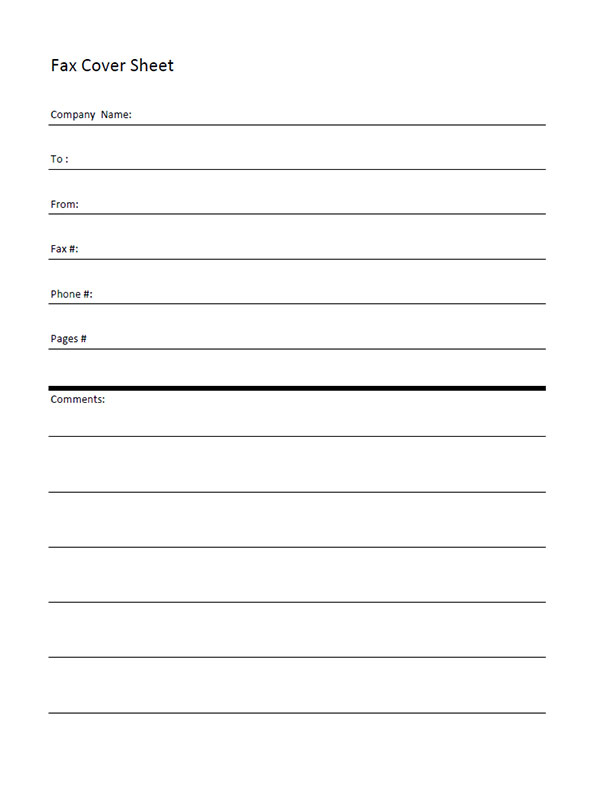 sample personal fax cover sheet | TEMPLATE in 2019 | Cover sheet 