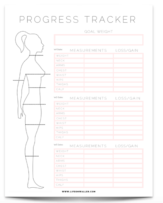 Free Printable Fitness Tracker   Cassie Scroggins