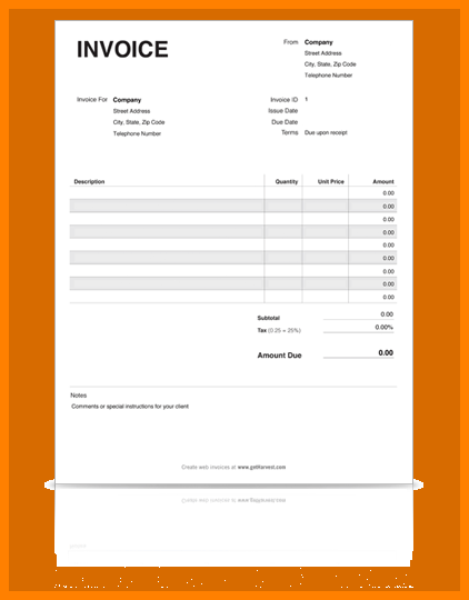 Free Printable Invoices Pdf 6 Generic Invoice Template Pdf Plastic 