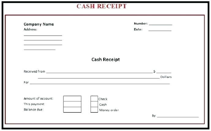 Cash Receipt Templates | Free Download | Invoice Simple