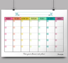 13 Best Monthly planner printable images in 2016 | Monthly planner 