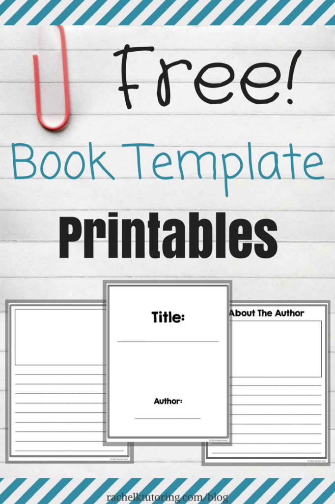 Free Book Template Printables | ThirdGradeTroop.| Kindergarten 