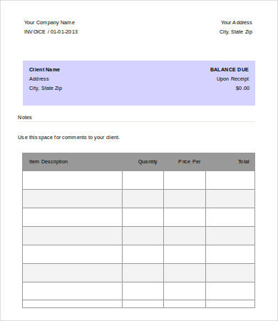 Invoice Template PDF | Free Download | Invoice Simple