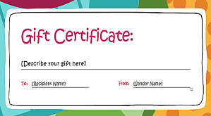 30 Best printable gift certificate template Free Download | 30 
