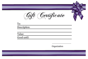 Gift certificate template form   Fill Out and Sign Printable PDF 