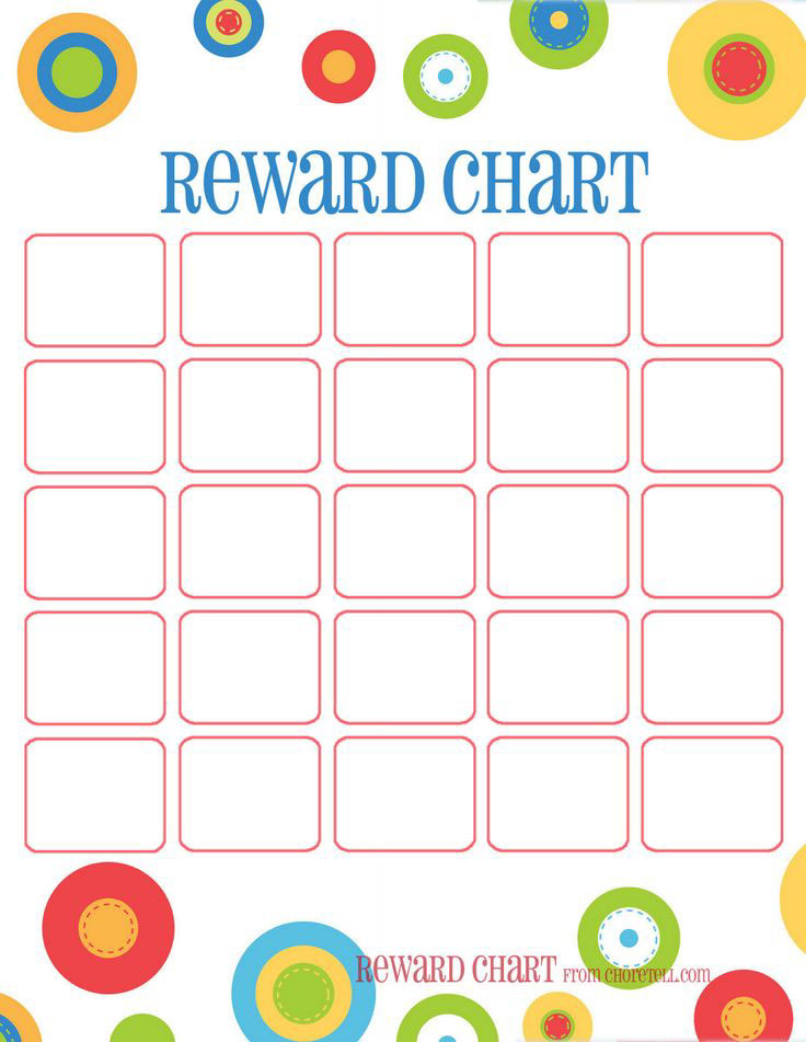 40 Printable Reward Charts for Kids (PDF, Excel & Word)