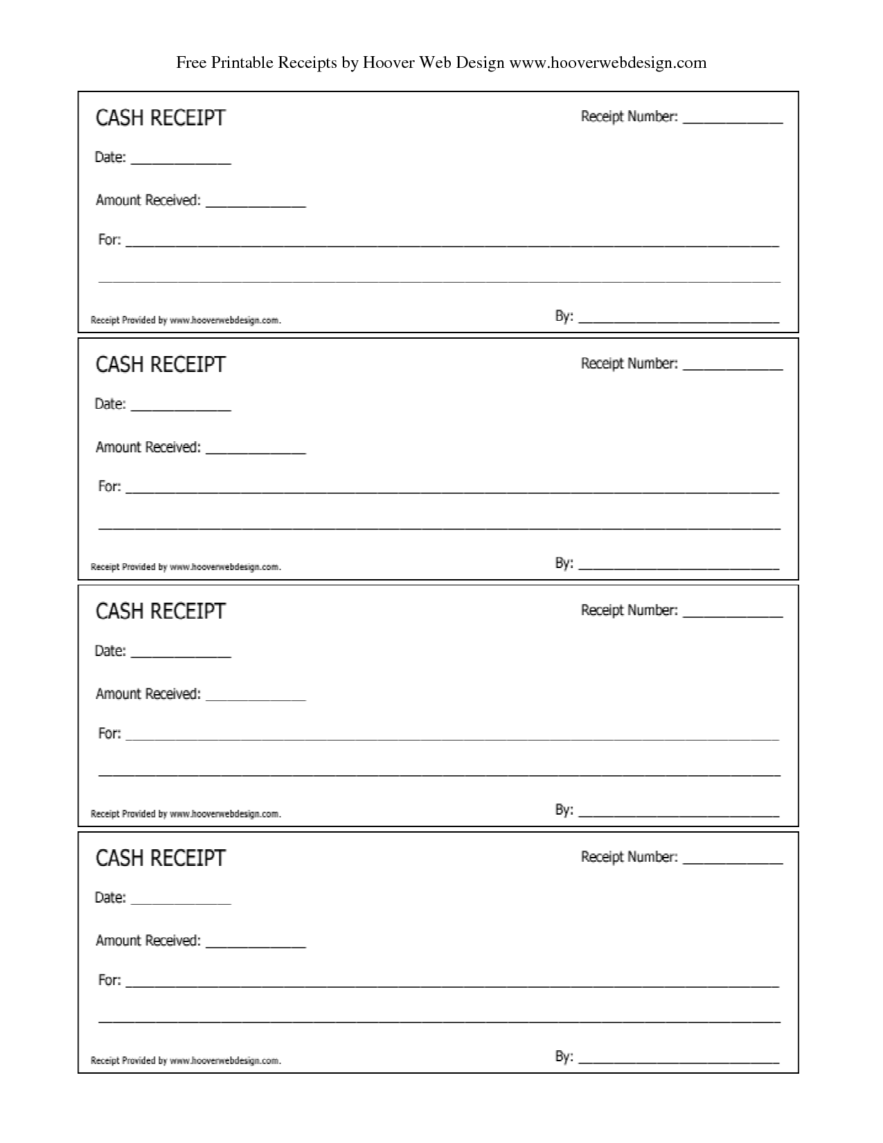 Receipt Template Free Printable | Template Business PSD, Excel, Word, PDF