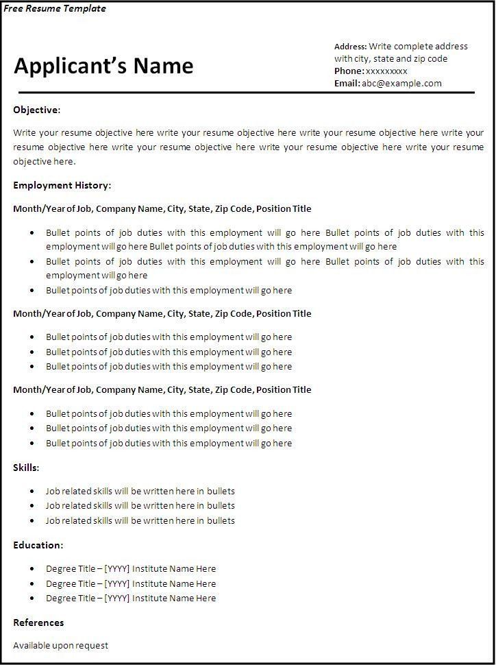 Modern Resume Template Free Resume Templates Download From Super 