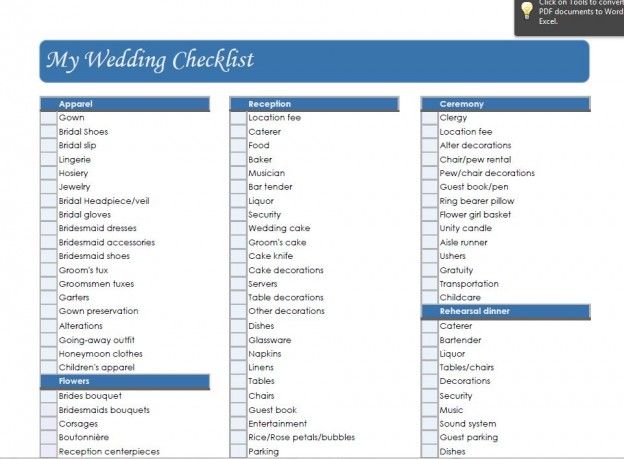 Simple+Wedding+Checklist+Printable+Free | FREE Printable Wedding 