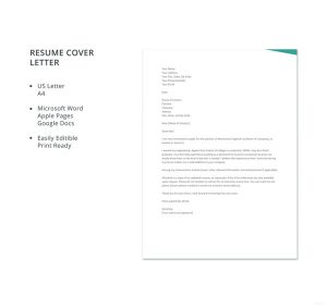 7+ Cover Letter Formats Template for Professional Effect | Template ...