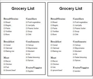 7+ Grocery List Template Functions and Benefits | Template Business PSD ...