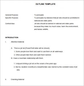 20+ Outline Templates Different Forms and Functions | Template Business ...