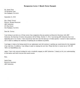 9+ Simple Resignation Letter Template to Show Courteous Action ...