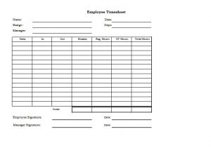 7+ A Timesheet Template to Download | Template Business PSD, Excel ...