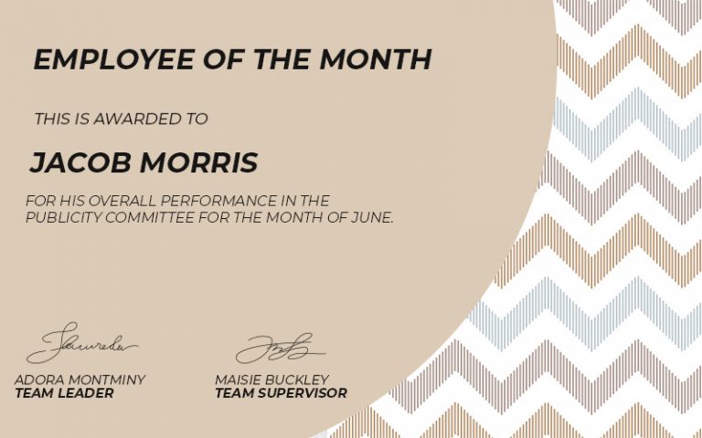 10+ Employee of the Month Free Template in PSD | Template Business PSD ...