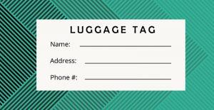 10+ Luggage Tag psd template free | Template Business PSD, Excel, Word, PDF
