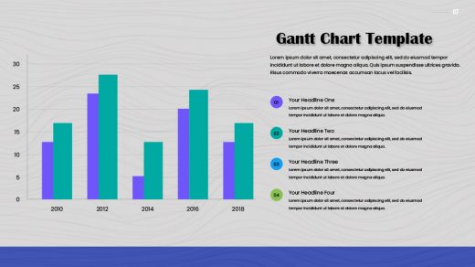 10+ Gantt Chart free psd template | Template Business PSD, Excel, Word, PDF