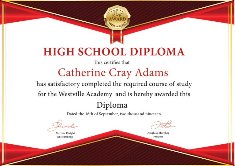 10+ High School Diploma Templates Free Download PSD | Template Business ...