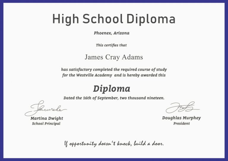 10+ High School Diploma template free psd | Template Business PSD ...