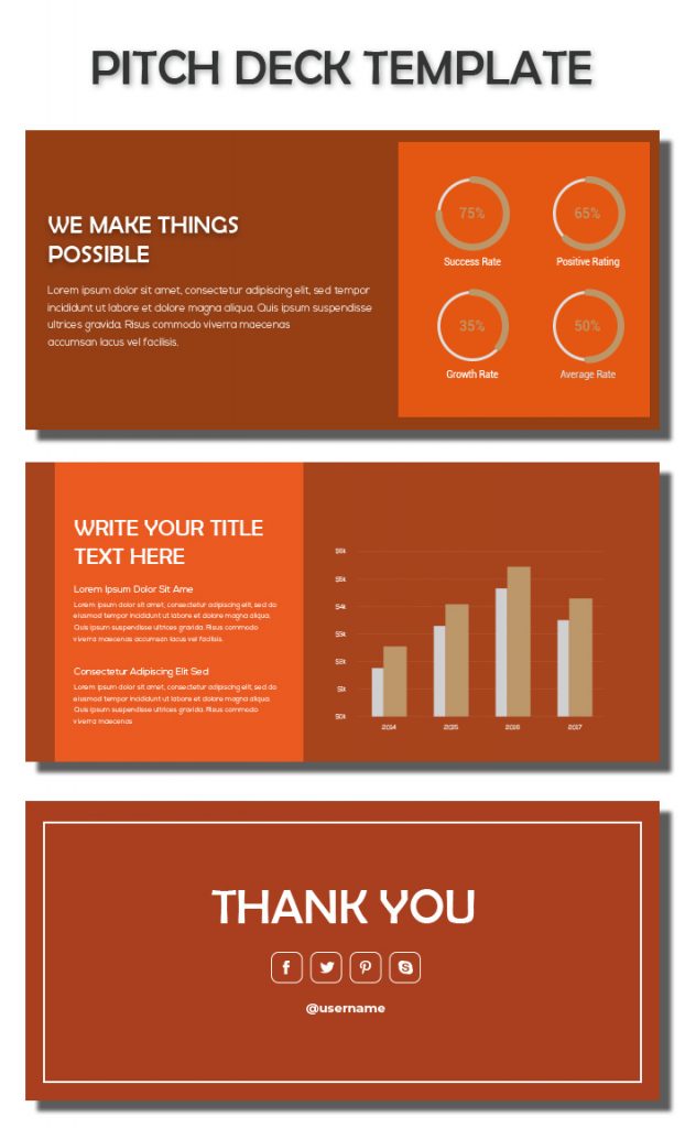 10+ Pitch Deck free psd template | Template Business PSD, Excel, Word, PDF