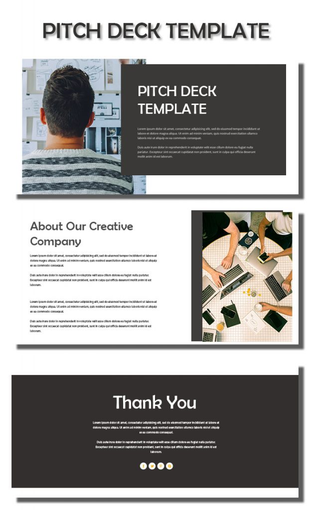 10+ Pitch Deck free psd template | Template Business PSD, Excel, Word, PDF
