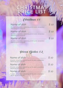 10+ Printable Price List template free psd | Template Business PSD ...