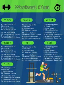 10+ Workout Plan Customizable PSD Template | Template Business PSD ...