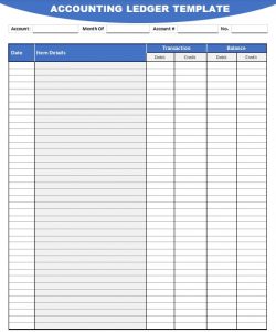 5  Accounting Ledger Template Template Business PSD Excel Word PDF
