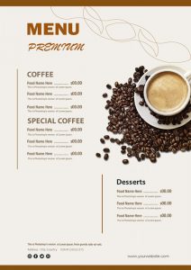 10+ Coffee Menu psd template free | Template Business PSD, Excel, Word, PDF