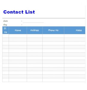 10+ contact sheet template | Template Business PSD, Excel, Word, PDF