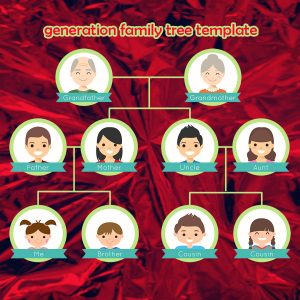 5+ 5 Generation Family Tree free template in PSD | Template Business ...