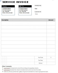 10+ Graphic design invoice template | Template Business PSD, Excel ...