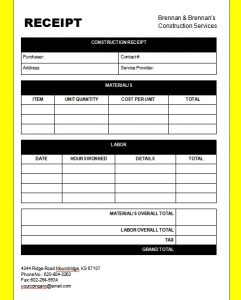 10+ Receipt Template | Template Business PSD, Excel, Word, PDF