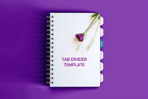 10+ 5-Tab Divider psd template free | Template Business PSD, Excel ...