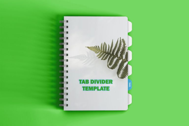 10+ 5-Tab Divider psd template free | Template Business PSD, Excel ...