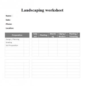 10+ Work sheet template | Template Business PSD, Excel, Word, PDF