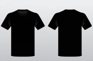 4+ Black T-Shirt Template | Template Business PSD, Excel, Word, PDF