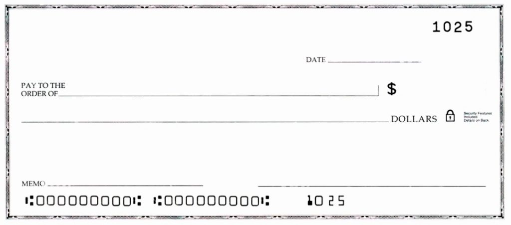 4+ Blank Check Template | Template Business PSD, Excel, Word, PDF