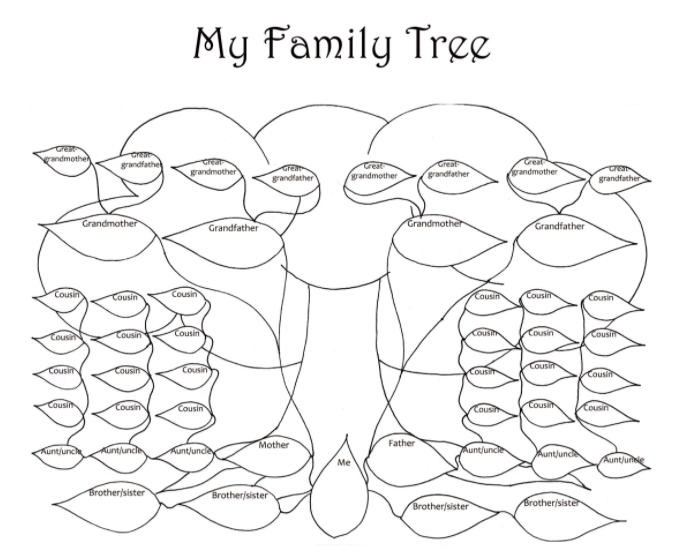 6+ free family tree printable | Template Business PSD, Excel, Word, PDF