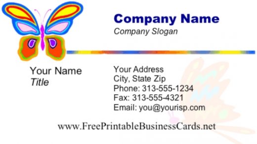 5+ Free Printable Business Card Templates | Template Business PSD ...