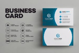 5+ Free Printable Business Card Templates | Template Business PSD ...