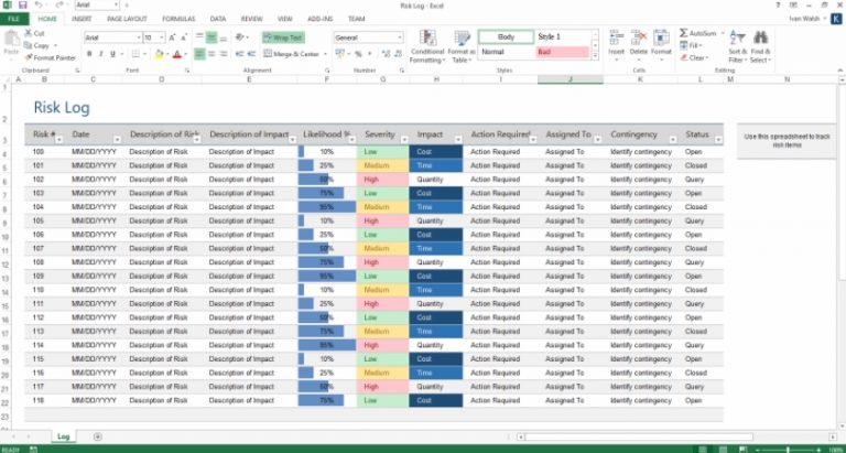 3+ Project Plan Template Excel Sample | Template Business PSD, Excel ...