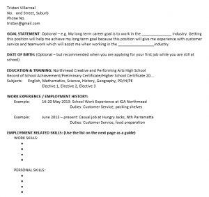 6 Babysitter Resume Template - Babysitter Experience Resume 300x283 