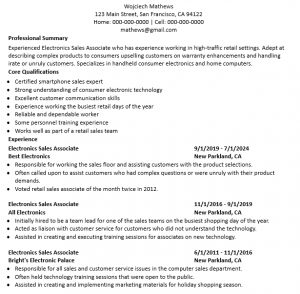 8+ Sample Sales Associate Resume | Template Business PSD, Excel, Word, PDF