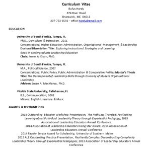 10+ Academic Curriculum Vitae Template | Template Business PSD, Excel ...